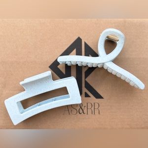Claw Clips | Knot & Rectangle Hair Claw Clips 10pcs | Wheat Straw Hair Claw Clip
